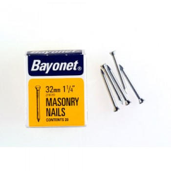 Masonry Nails - Zinc Plated (Box Pack) - 30mm Masonry Nails - Zinc Plated (Box Pack) - 30mm