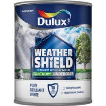 Weathershield Quick Dry Undercoat 750ml - Pure Brilliant White