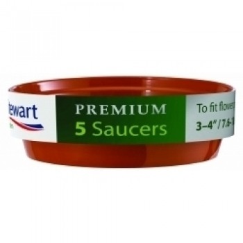 Flower Pot Saucer Pack 5 - 3-4 Flower Pot Saucer Pack 5 - 3-4