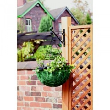 Hanging Basket Bracket - 25cm/10 Black Hanging Basket Bracket - 25cm/10 Black