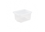 Crystal Clear Box With Lid - 37L