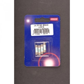 1 Amp Fuse to BS646 - Bubble Packed (4)
