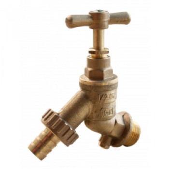 Hose Union Bib Tap - 1/2 x 3/4 B.S.P. Long