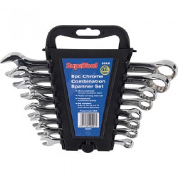 Chrome Combination Spanner Set - 8 Piece Chrome Combination Spanner Set - 8 Piece