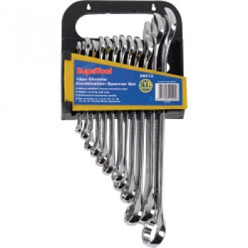 Chrome Combination Spanner Set - 12 Piece Chrome Combination Spanner Set - 12 Piece