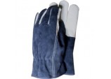 Premium Leather and Suede gloves large - Large